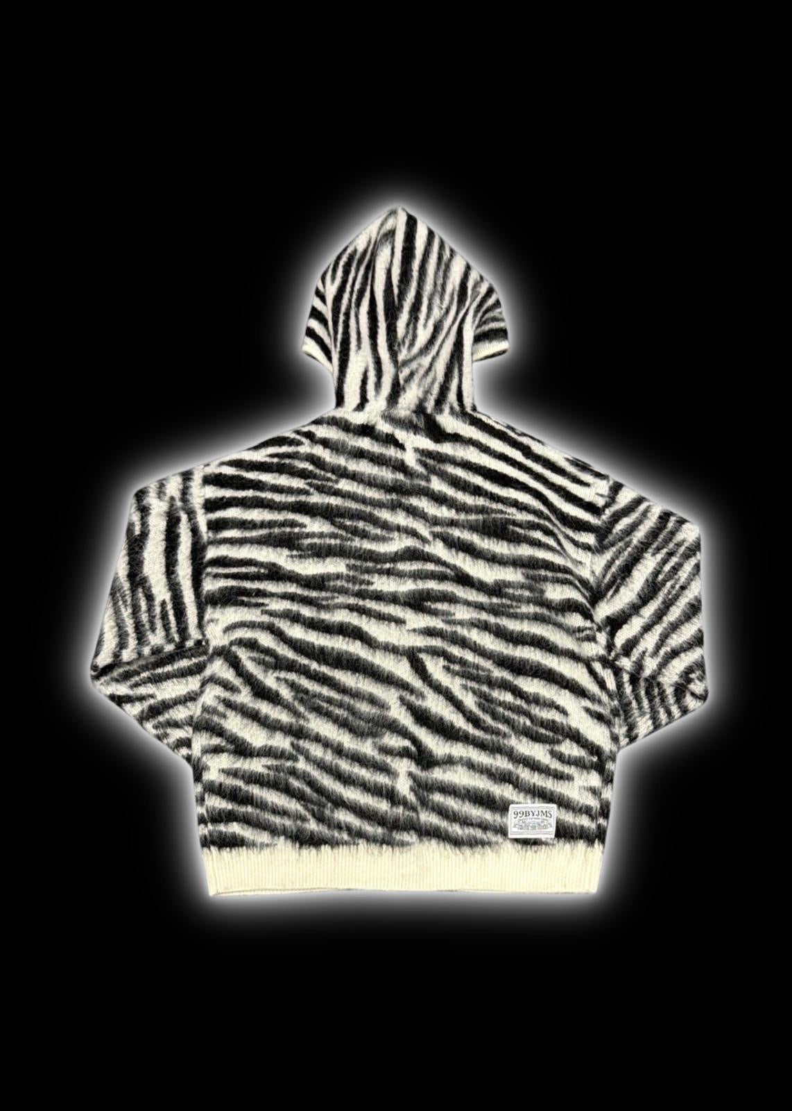 *** ZEBRA ZIP HOODIE***
