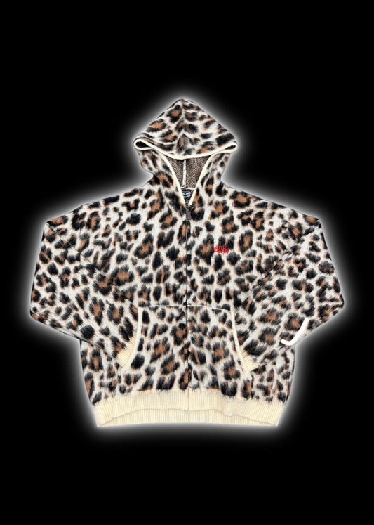 *** LEOPARD ZIP HOODIE***