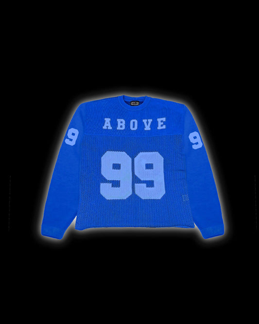***DBLE BLU JERSEY SWEATER***
