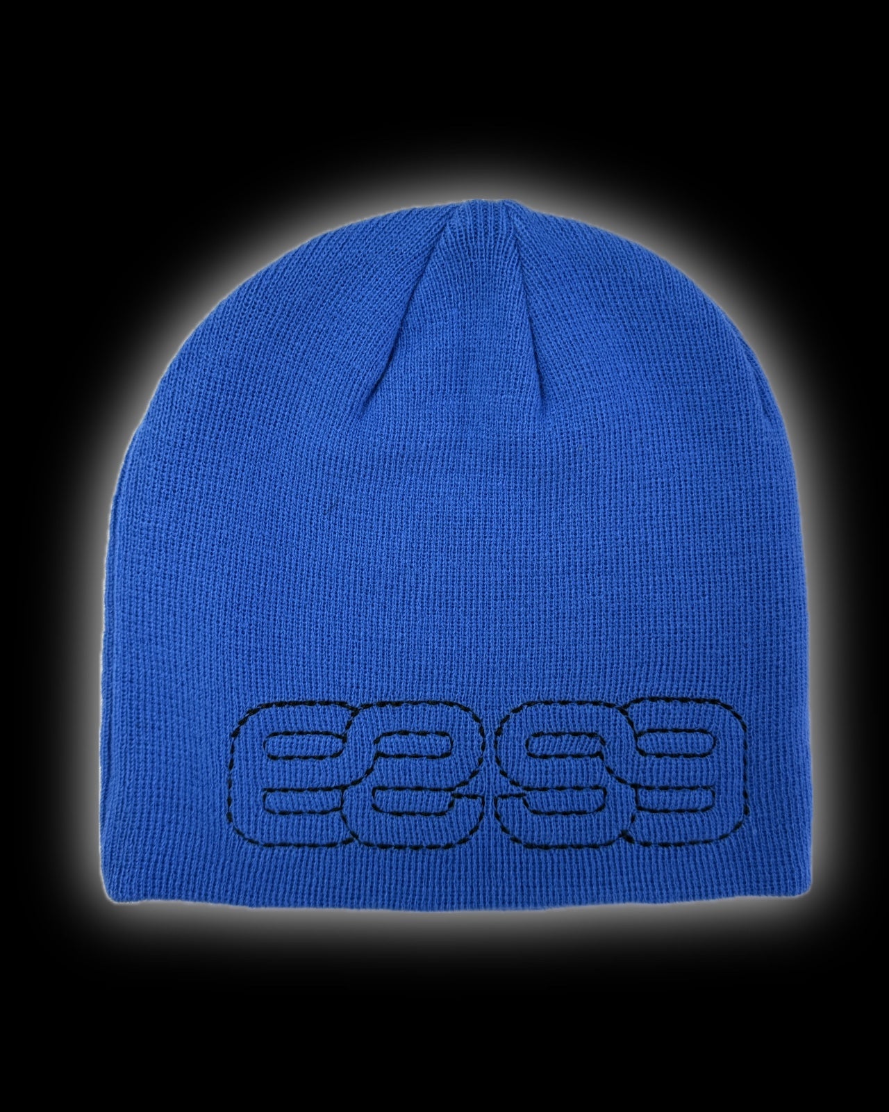 *CHAIN STITCH BEANIE BLU*