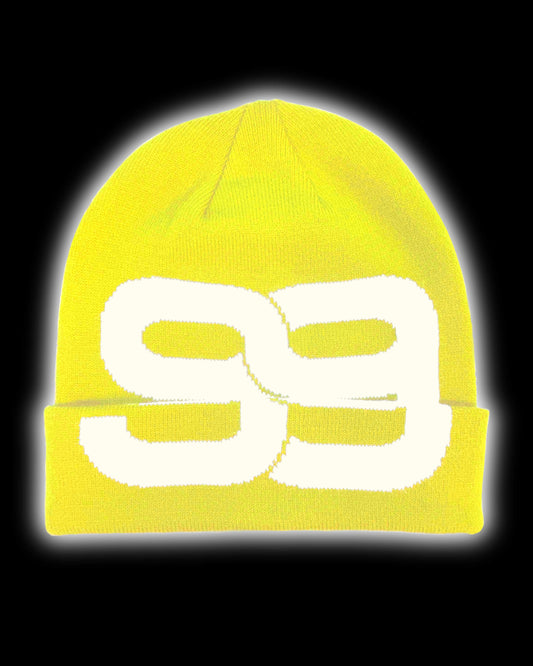 HELMET  *** YELLOW/WHITE***